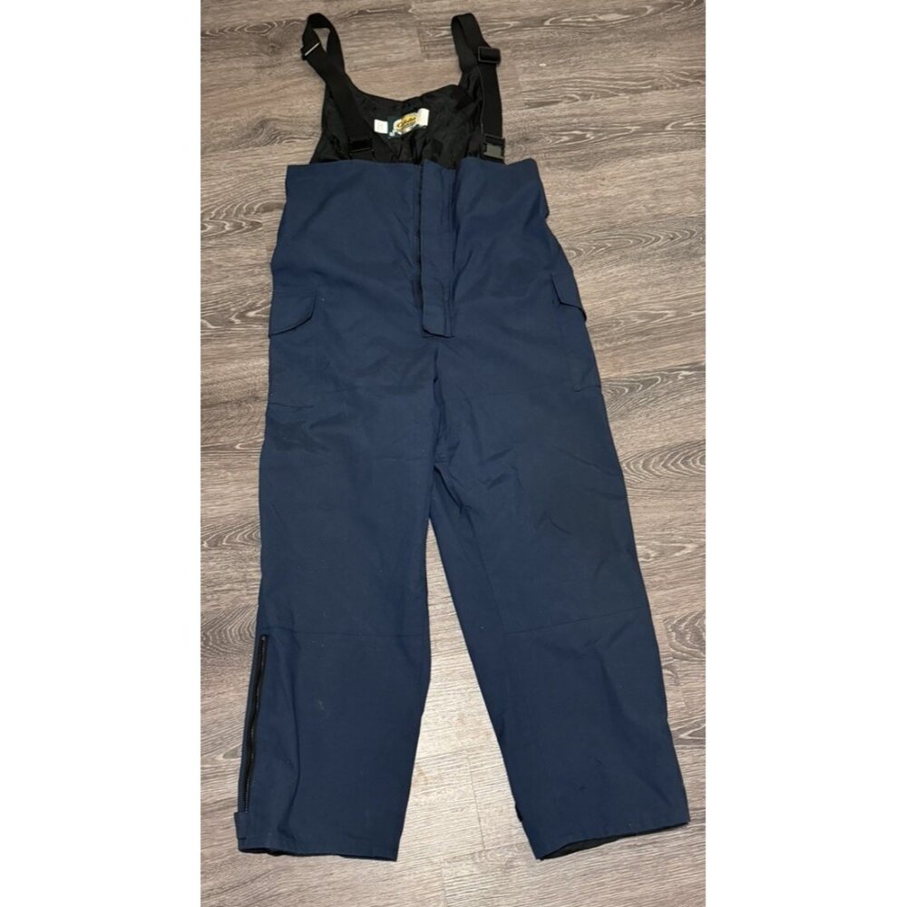 Cabela's Men's 100% Nylon Gore-Tex Bib Navy‎ blue Mens XL TALL